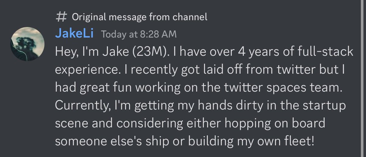 A true sentiment as to what <a href="/buildergroop/">buildergroop</a> is all about. Never gonna know who’s gonna join. 🔥