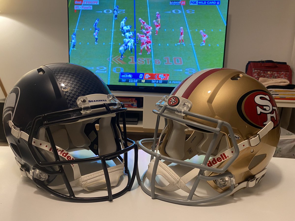 BenoitMontbel's tweet photo. #lequipeNFL en place devant les playoffs NFL. Go Niners https://t.co/zlQ6mY5hZB