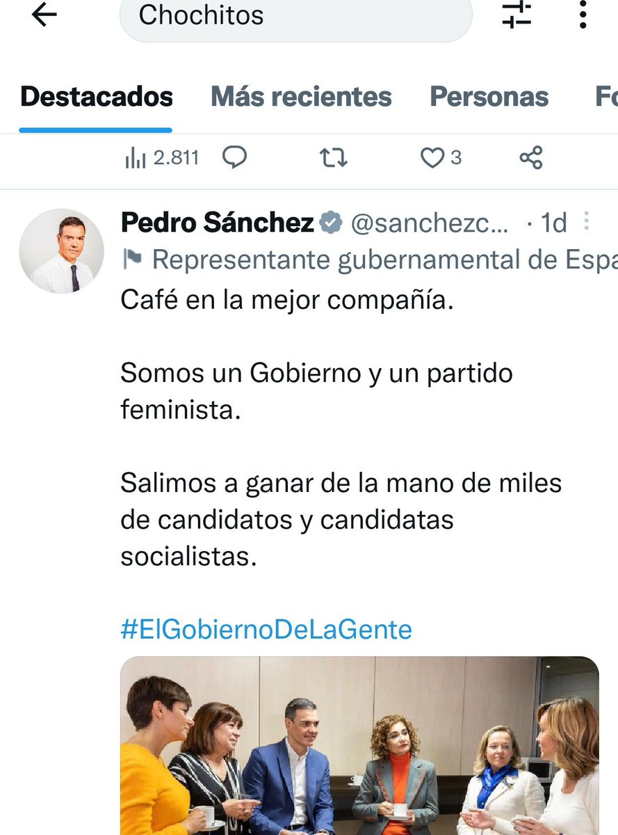 undosytess's tweet photo. Me parece una fantasía que sea tendencia en Twitter #Chochitos  y que dentro aparezca este tuit...😂 https://t.co/4rqe7WKsGU