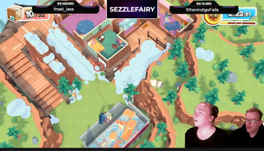 FMad_Lass's tweet photo. The Married Cranks (@sezzlefairy &amp; @Karling88kf) are live playing #movingout over on #Twitch ⬇️

https://t.co/ApqrBsltED https://t.co/BOQDpqFKrx