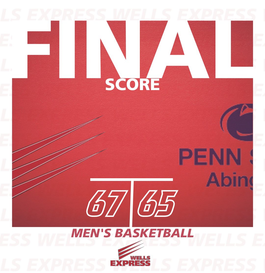 Men’s basketball with a BIG win at Penn State Abington! Jalen Feliz with 21 and Terrance Clayton-Murphy with 20! #GoExpress