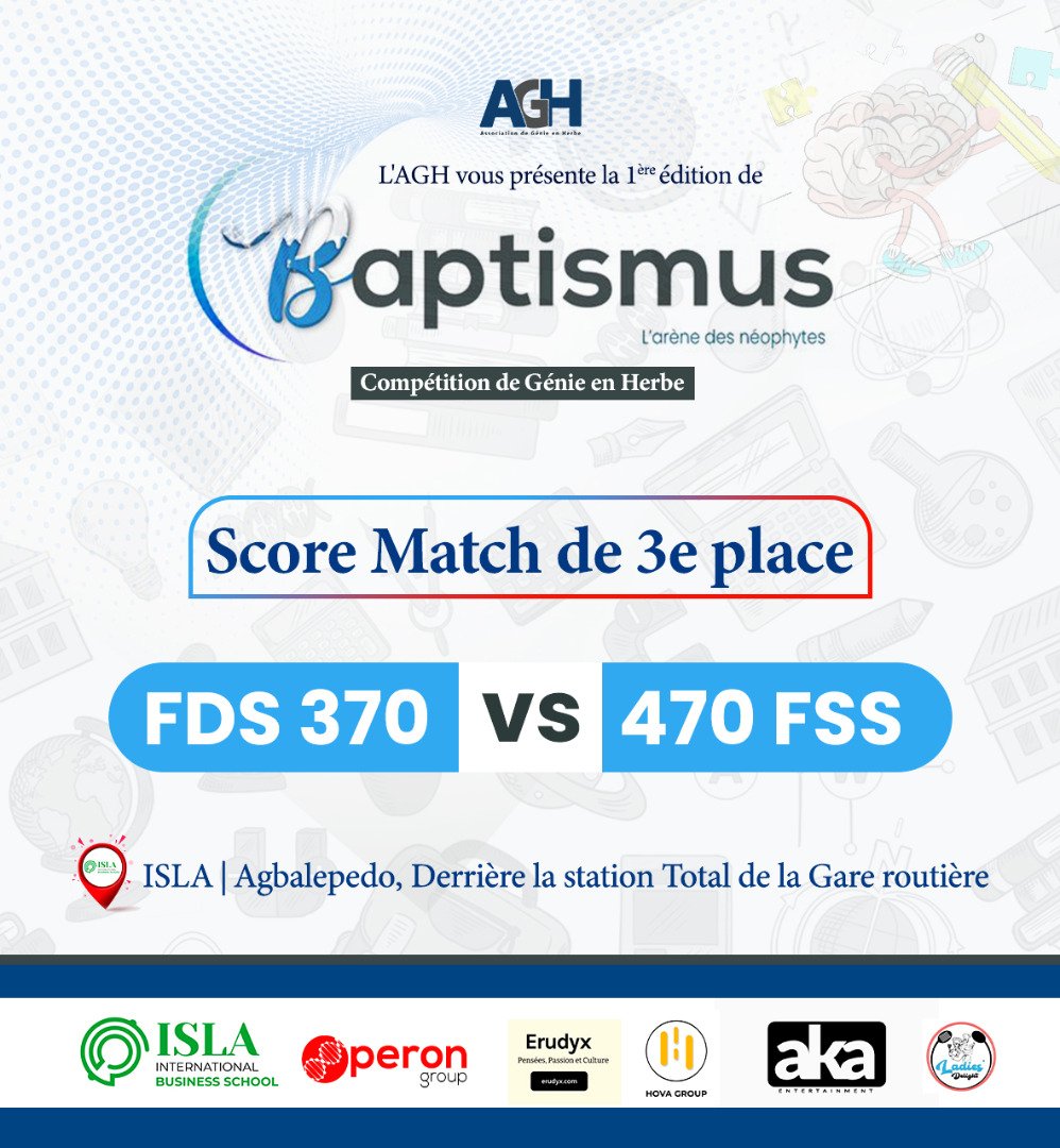 Assogeh's tweet photo. #AGH #BTM2023 @OperonGroup
@erudyx
La FDS, une des équipes favorites de la compétition, n'était pas dans un grand soir. La jeunesse de la FASEG a régalé !!! https://t.co/HrhxGhPmTC