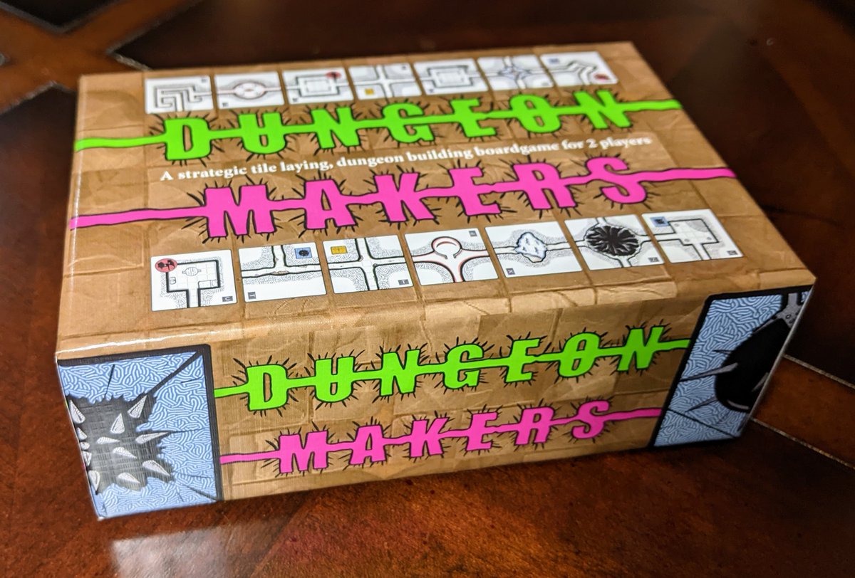 Dungeon Makers, now available to preorder on Kickstarter! A 2 player #tabletopboardgame about building dungeons in strategic ways. #bgg
kickstarter.com/projects/funda…