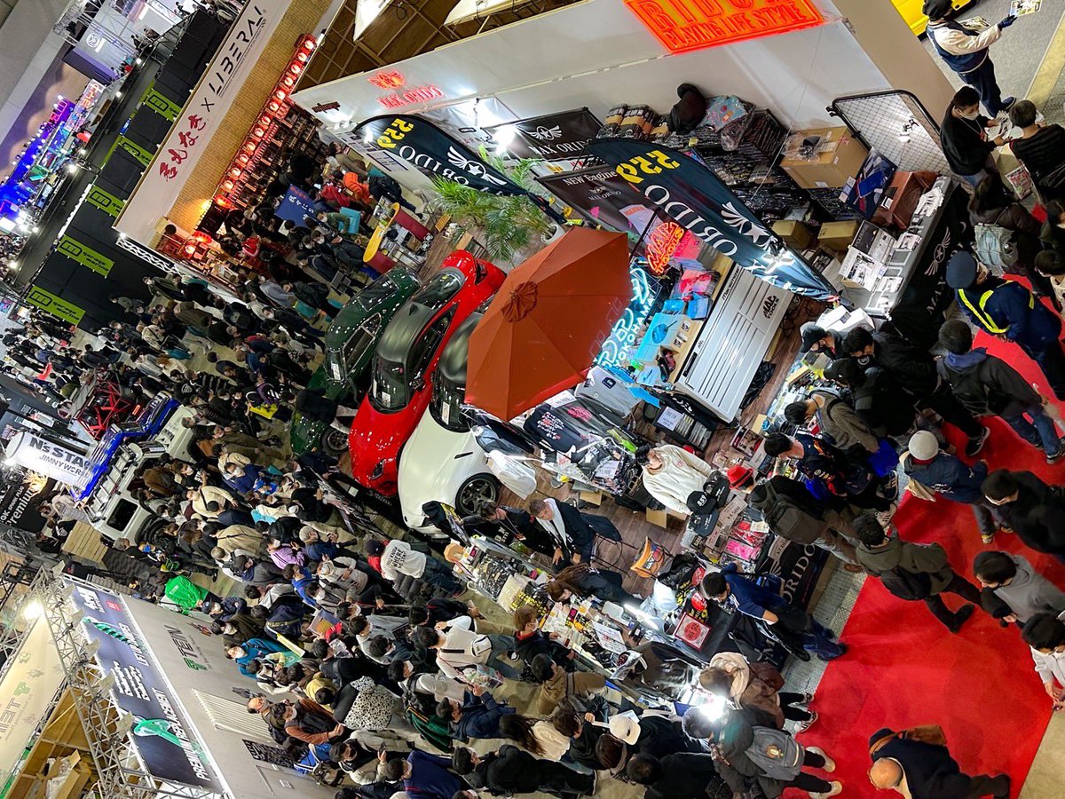 autoage_jp's tweet photo. オートサロン最終日となりました。
昨日は大盛況。

本日もautoage、MAX ORIDOブース(北ホール9)でお待ちしております。

#オートサロン
#autoage
#maxorido https://t.co/o96L6HP24H