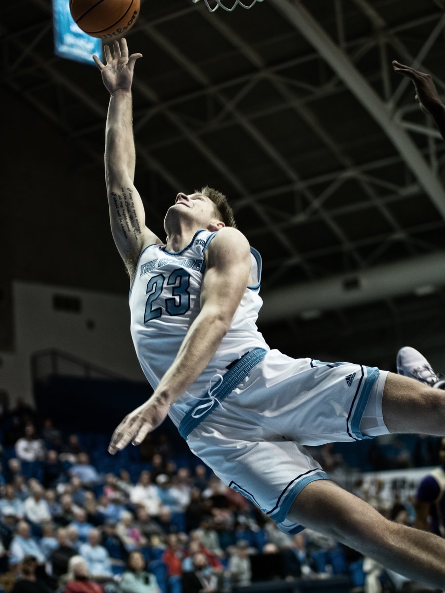 WeeksMichael's tweet photo. A few more from today's @CitadelHoops win over Western Carolina, 65-61. @Citadel1842 @CitadelSports https://t.co/7ZMoMts8At