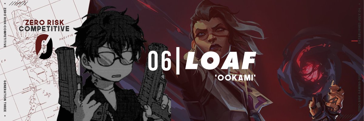 zeroriskgg's tweet photo. 06 | Loaf (Verdian) "Ookami" - @LoafUnderrated

- Codenamed Ookami because Ookami is wolf in Japanese and is a weeb. Jokes aside, he likes playing solo or very aggressively similar to that of a lone wolf. https://t.co/AABSJ6ycaR