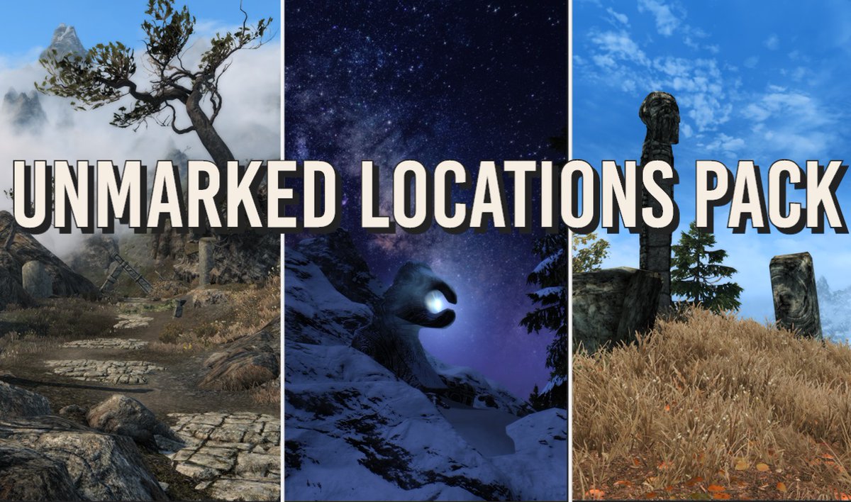 Skyrim SE MOD on Twitter "【場所/Unmarked Locations Pack】50以上の新しいロケーションを