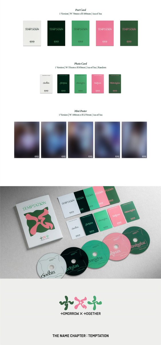 #TXT [THE NAME CHAPTER : TEMPTATION] LULLABY VER 5TH MINI ALBUM GO

- $10.96 USD / $15.36 CAD EACH
- SEALED / UNSEALED
- PC SORTING
- CLOSES: 01/24 @ 11:59 PM EST

Form: forms.gle/wwdSXTrLe5hkVk…

#투모로바이투게더 #TOMORROW_X_TOGETHER #TheNameChapter #TEMPTATION #투바투
