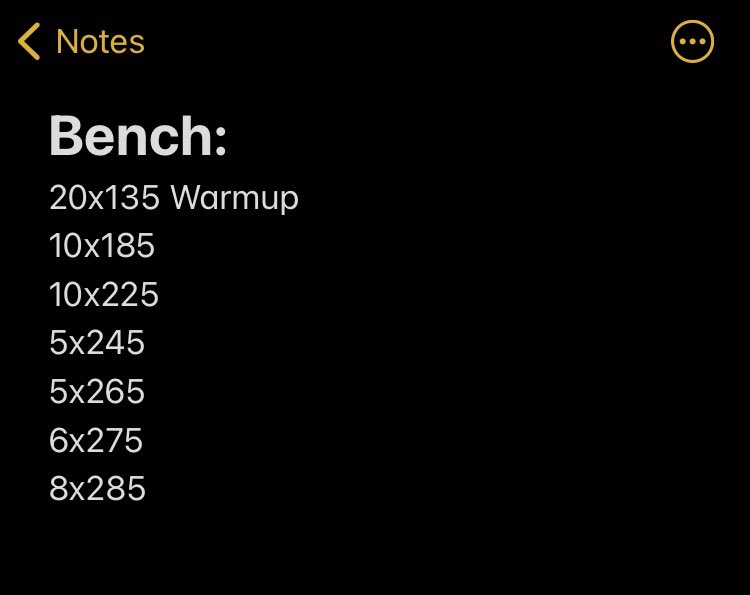 Nate_Cole78's tweet image. Great day on Bench today! Hit a rep PR of 275x6 and then broke it again with 275x8‼️@silverbacknati1