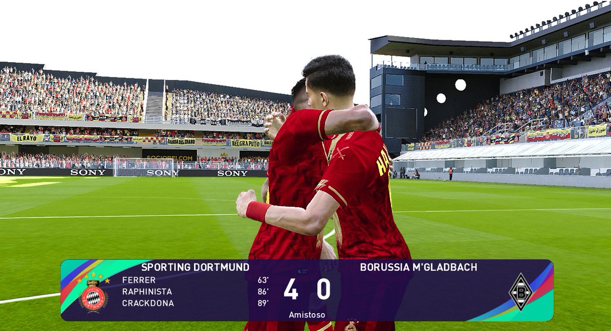 sportingd19's tweet photo. AMISTOSO ⚡⚽

🏟️ Hoy por la tarde nos enfrentamos a Borussia Mönchengladbach y fue victoria por 4 a 0 en un partido disputado en nuestro estadio. https://t.co/6B1xgGc8gc