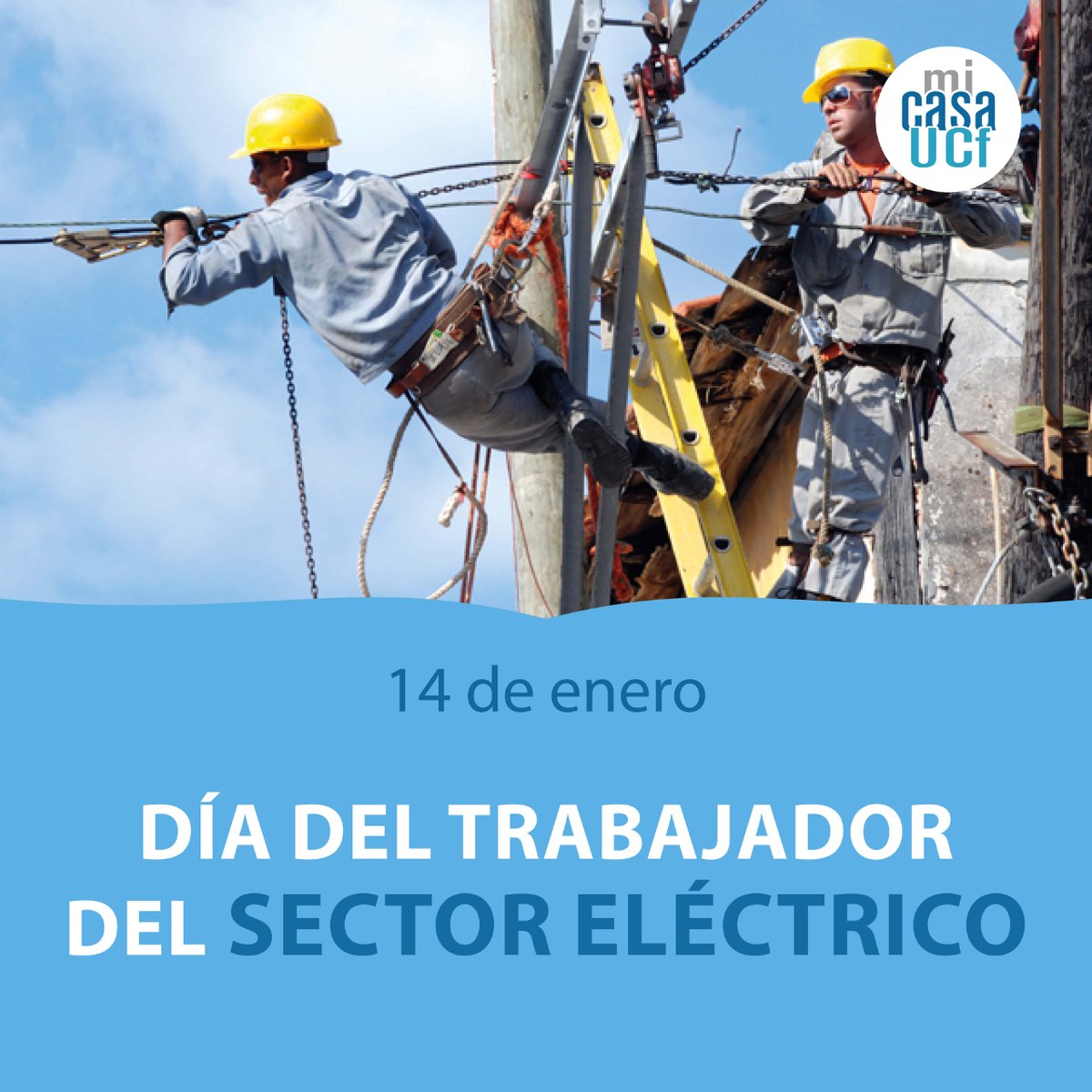 ucfgos's tweet photo. 🥳 #MuchasFelicidades a todos los trabajadores #Eléctricos en su día, especialmente a los que #laboran con  #constancia y entrega diaria en #MiCasaUCf.

#SomosUCf #OrgulloUCf #14deEnero #Día_Del_Trabajador_Eléctrico #UniversidadCubana
.
@OrquiUCf @adycfg @ytartabull2 @CubaMES https://t.co/y7UxlE1QhT