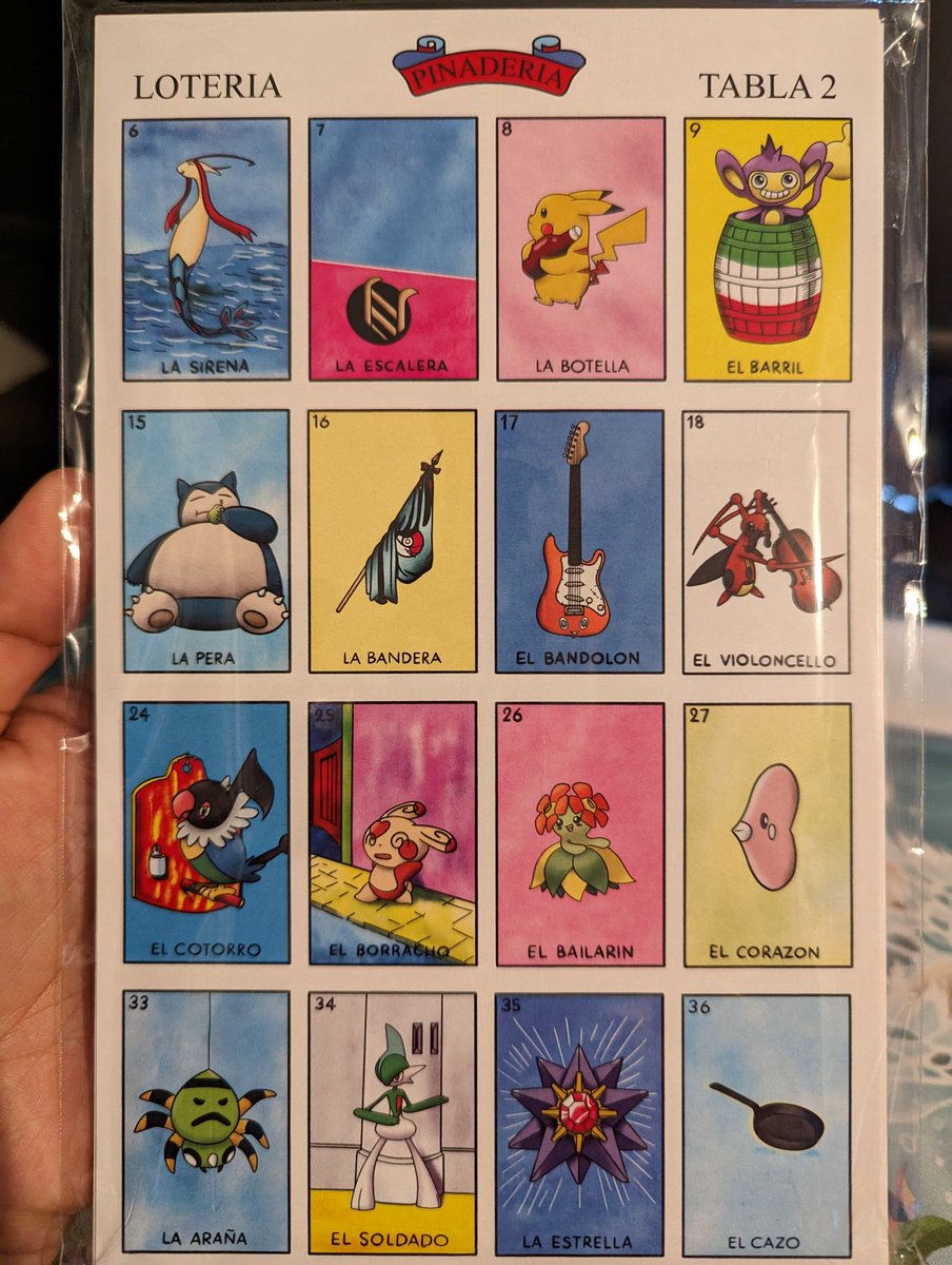 Pocketjezzus's tweet photo. Pokemon Lotería! 🥳 https://t.co/HpCcT8T1tm