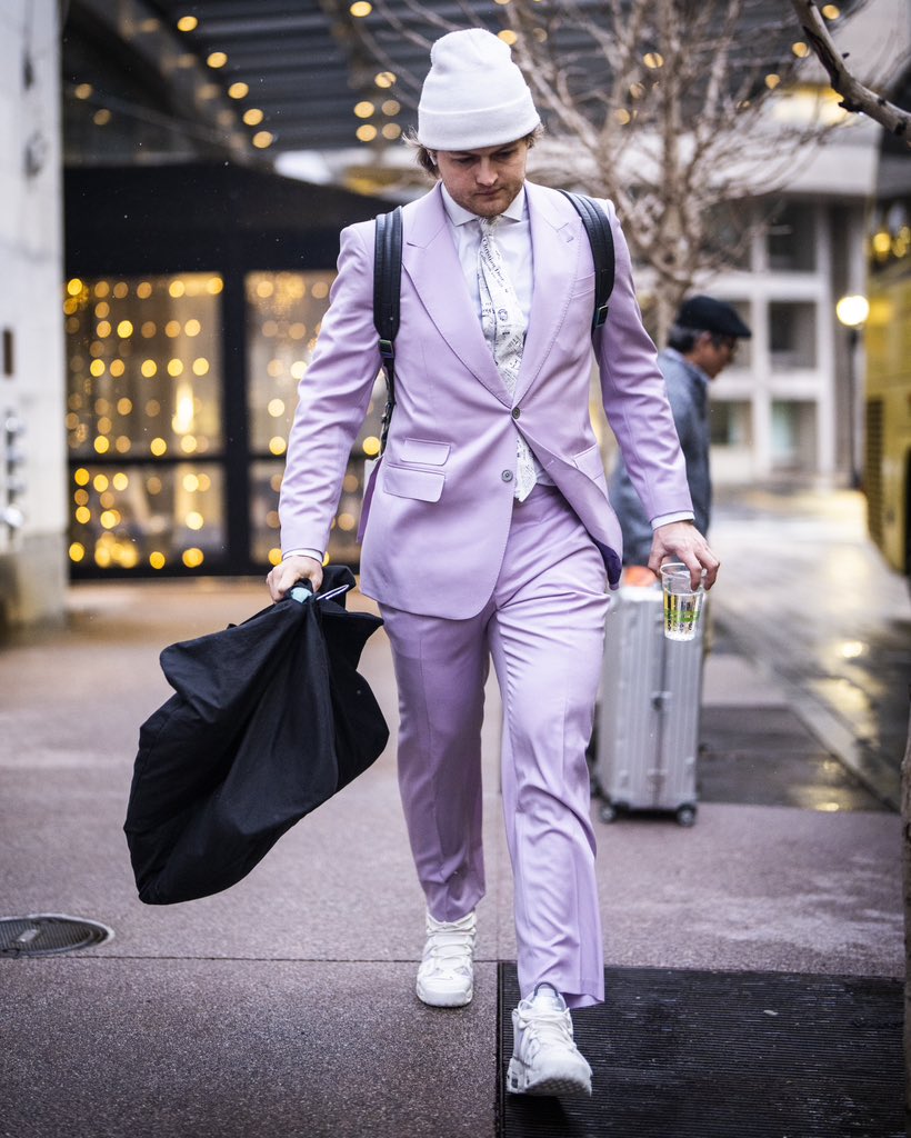 MapleLeafs's tweet image. My boy’s wicked dressed 🥶