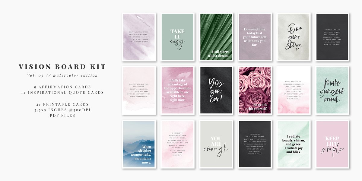 DESIGNBYnube's tweet photo. Printable Affirmation Cards Bundle
β
27 positive affirmation cards
β
30 motivational and inspirational quotes
β
6 blank cards
https://t.co/09KS6wEadi
#affirmations #inspirationalquotes #motivationalquotes #quotes #printablequotes #visionboard #visionboardquotes #etsy https://t.co/tGyp7LL3wg