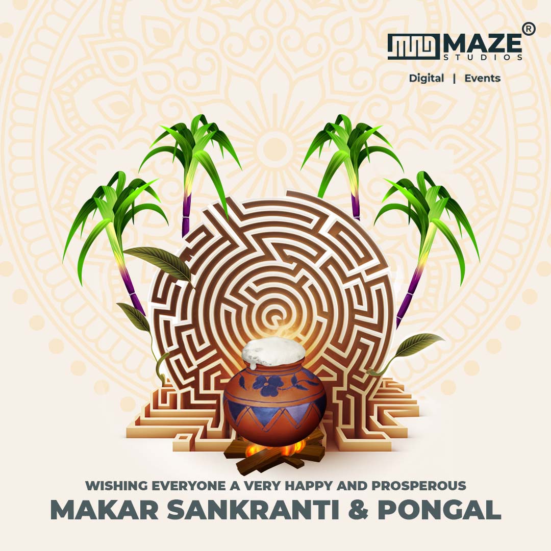 Madmazestudios's tweet photo. May this festival & harvest season fill your home with happiness, peaceย &ย prosperity.
Happy Pongal and Makar Sankranti to everyone.
#Pongal2023 #Pongal #pongalspecial #MakarSankranti #madmaze #madmazeevents https://t.co/kOI3puEo8n
