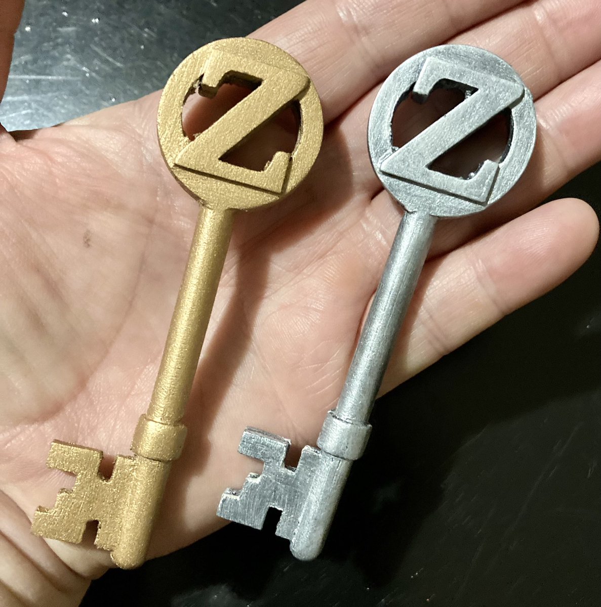 JosephB4U2C's tweet photo. I 3D printed some Return to Oz keys. I made the Z much more obvious than the one in the movie. #returntooz #keytooz #3dprinted https://t.co/GRkllicIRo