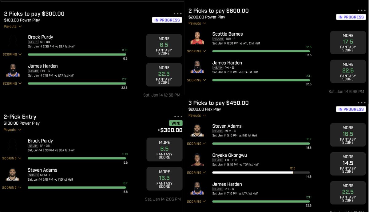 BreezzyBets's tweet photo. ๐HUGE PROFIT +8 UNITS TODAY๐
WE EATING GOOD. ๐ฅ
So close to another full sweep๐คฃ
COME MAKE SOME MONEY:
https://t.co/owYYZeoAxE
#PrizePicks #prizepicksNBA #GamblingTwiitter #DFS #fliff #bettr #SportsGambling #sportsbettingtwitter #PrizePicksNFL #UnderdogFantasy https://t.co/SdjkrJxKjD