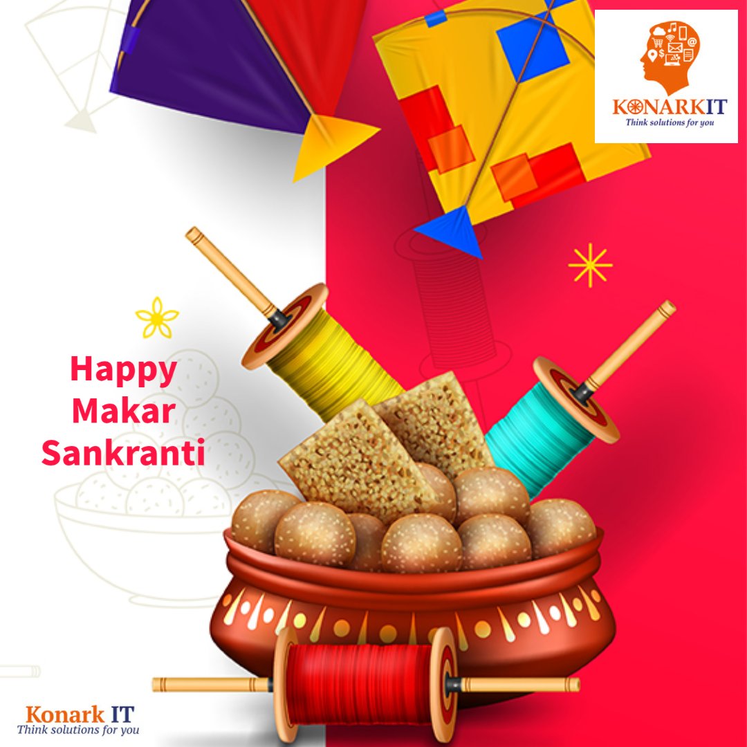 KonarkIt's tweet photo. भास्करस्य यथा तेजो मकरस्थस्य वर्धते।
तथैव भवतां तेजो वर्धतामिति कामये।।

Wish that you always soar high just like the Kites in the Sky.

#HappyMakarSankranti

#Makarsankranti #Sankranti #Pongal #Lohri #Tilgulghyagodbola #Sun #Tilgul #Ladu #Kite #Kitefestival #Konarkit #ERP https://t.co/BS5Z5RFTuC