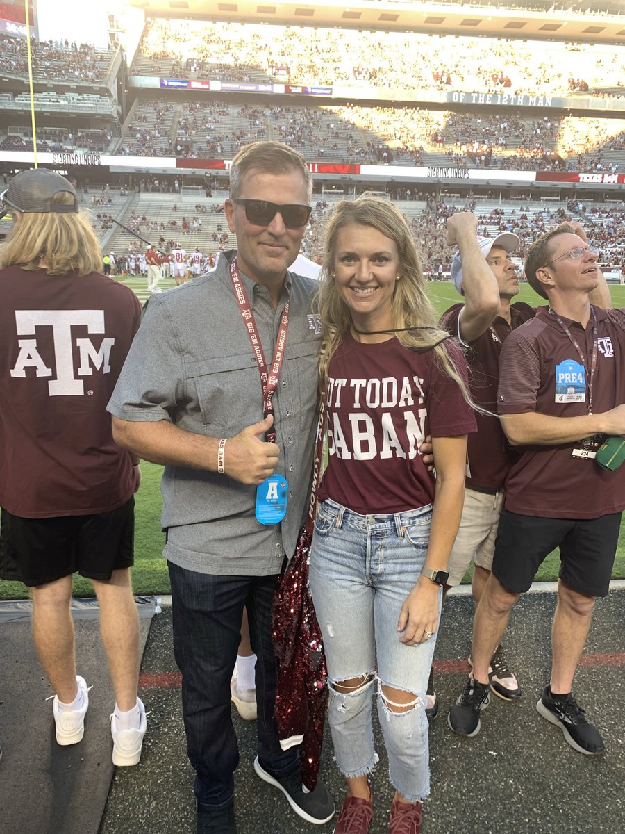 She’s a wife, a mother, a sister, a daughter, a fighter, my biggest supporter & a whole lot more. Lord knows I wouldn’t be where I am without her. Starting off year 12 in Aggieland… Must be a sign of more special things on the horizon. #12 Happy Anniversary