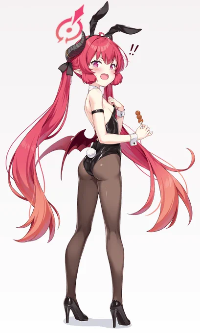 ばにばにジュンコ完成版  曰く「バニーガールはかわいい。どこまで行こうとも、バニーガールはただかわいいものだ」 #ブルアカ 