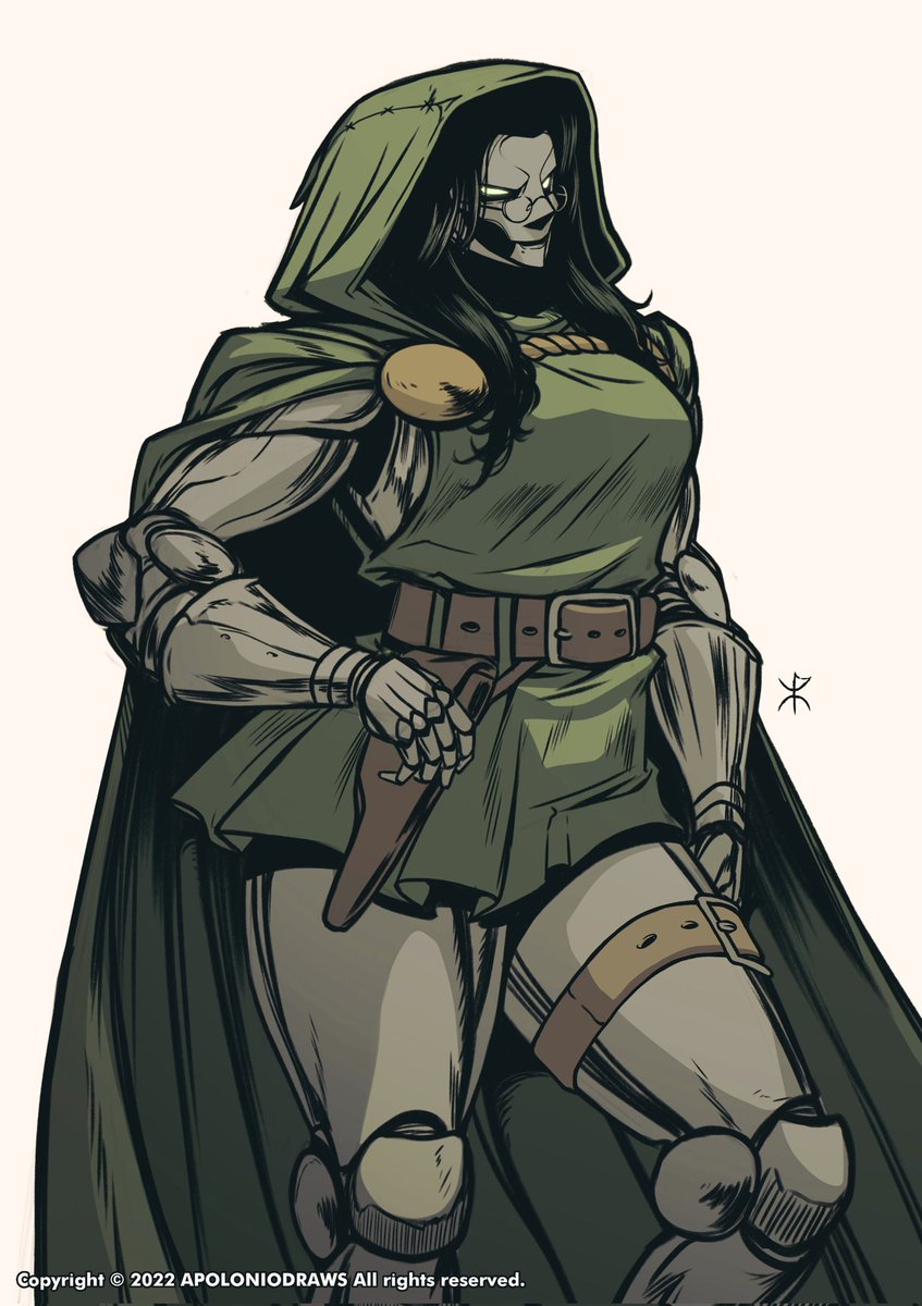 apoloniodraws's tweet photo. Doom is a real baddie https://t.co/IQLpV6wu2T