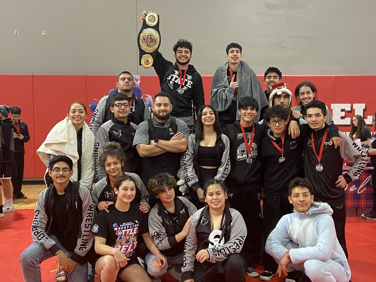 M_Juarez25's tweet photo. Horizon Scorpions Boys win 1st place today at the annual Louis Carbajal Tournament!  Extremely proud of these young men! Our entire team fought hard and get better every week! #ScorpionStrong #FinishStrong @ClintISD @Horizon_Wrestle @HHSScorpions @Mesquita_HHS https://t.co/KN2sdgFytf