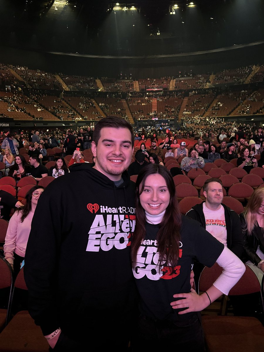 neon931lv's tweet photo. We love seeing our @TheWoodyShow winners! Itβs their first concert! π€πΌπΈ LFG! #iHeartALT2023 @lisainiguez06 @KinggTito @iHeartRadio #ALTerEGO23 https://t.co/7XFpAsZrOO