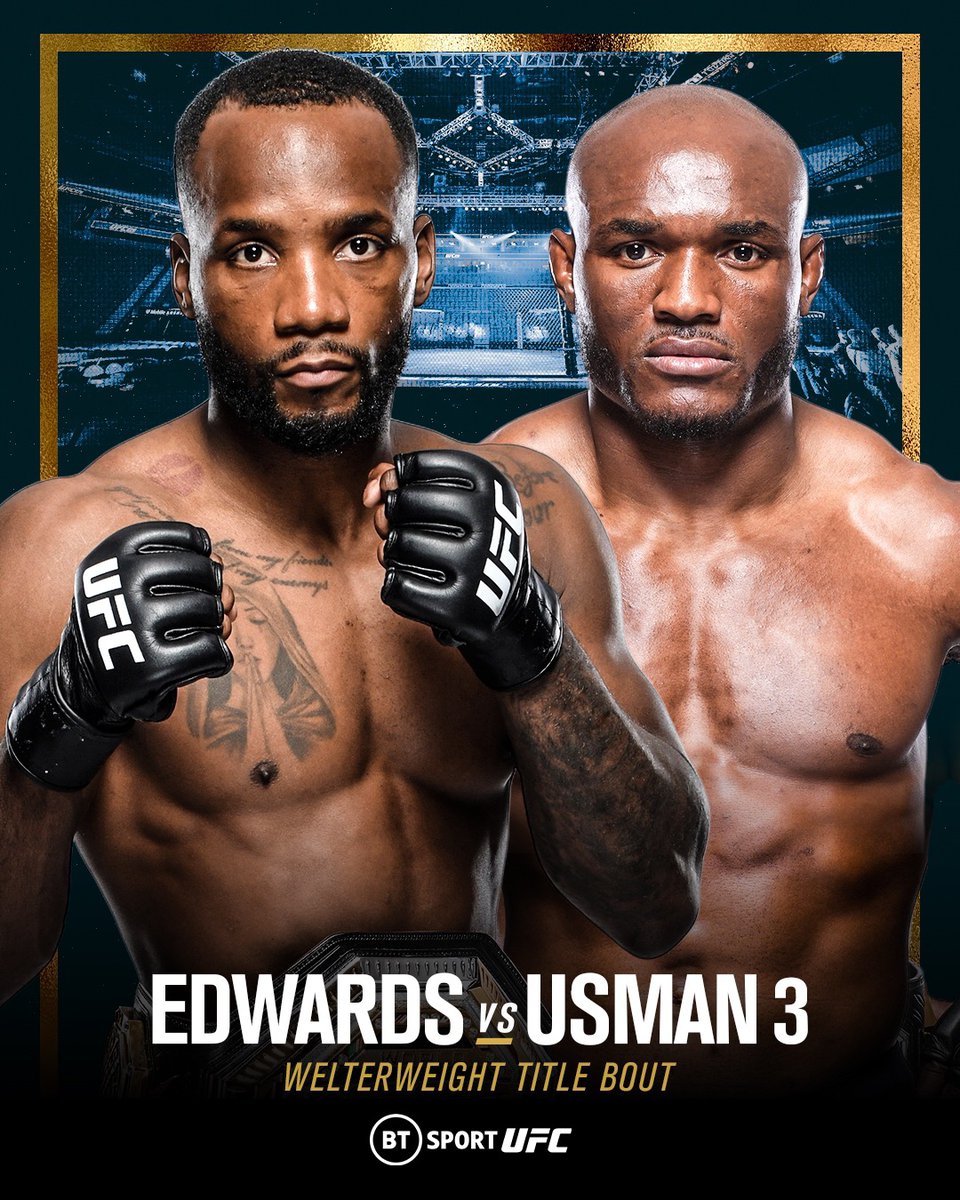ufcontnt's tweet image. 𝗧𝗛𝗘 𝗧𝗥𝗜𝗟𝗢𝗚𝗬 𝗜𝗦 𝗛𝗔𝗣𝗣𝗘𝗡𝗜𝗡𝗚 𝗜𝗡 𝗟𝗢𝗡𝗗𝗢𝗡! 🇬🇧

@Leon_edwardsmma vs. @USMAN84kg 3 for the UFC Welterweight Championship! 🏆

𝗟𝗙𝗚!!! 🔥 #UFC286