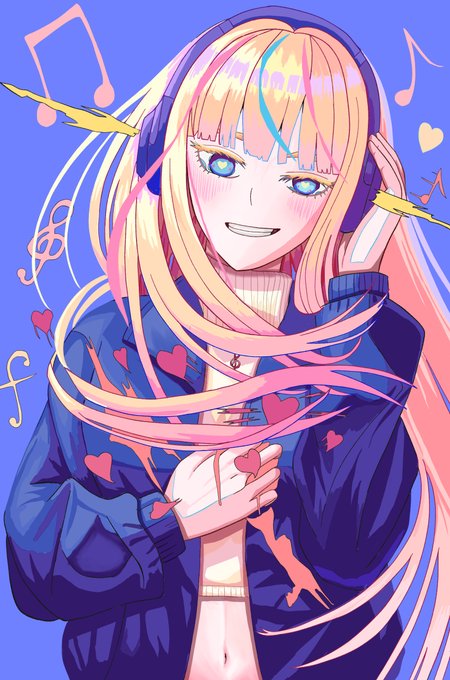 #フリーアイコン #フリーアイコン女の子 
#イラスト #絵描きさんと繋がりたい 

神曲、出会っちゃった✨ 