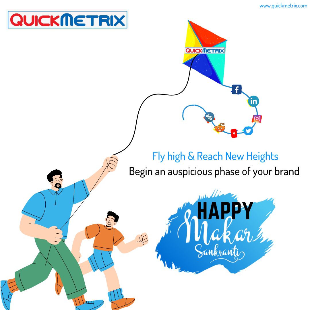 QuickMetrix's tweet image. May this auspicious occasion bring you a myriad of opportunities and you soar high in the sky of success. QuickMetrix wishes you a happy Makar Sankranti. 
#MakarSankranti #QuickMetrix #ORMTool #Festival #kites #KitesFestival