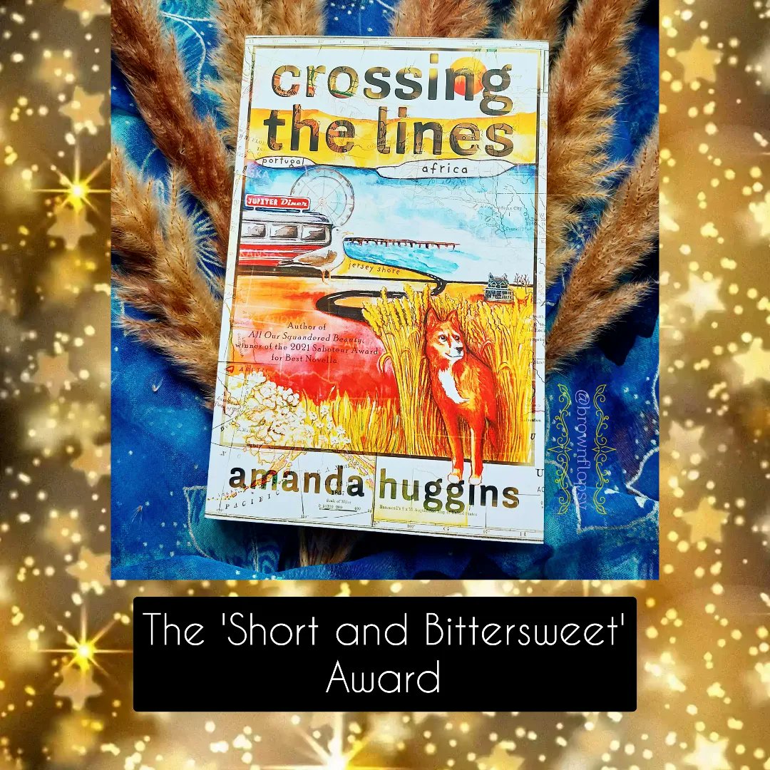 brownflopsy's tweet photo. 🏆 THE SHORT AND BITTERSWEET AWARD goes to a cracking little novella: #CrossingTheLines by @troutiemcfish @VictorinaPress 🎉 Amanda's novellas, short stories and poetry are all outstanding. Go check them out! https://t.co/CiuRlq3tDg