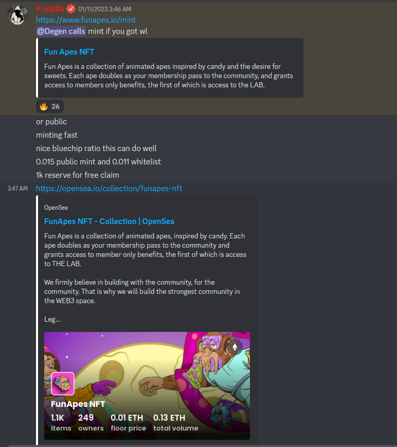 frutella786's tweet photo. Some good play recently in @NFTFRIENDSALPHA 

@FunApes_NFT 0.015 mint call to 0.11
@harto_fr  0.35 to  1eth 
@AnomalyNFT_  Wl + 0.04 to 0.11
@jackbutcher Opepen mint to 0.045
@omnisNFT 0.014 to 0.06
and many more cant type here cause of the limit.

Who wants an invite? https://t.co/Qd3kcSZeYr