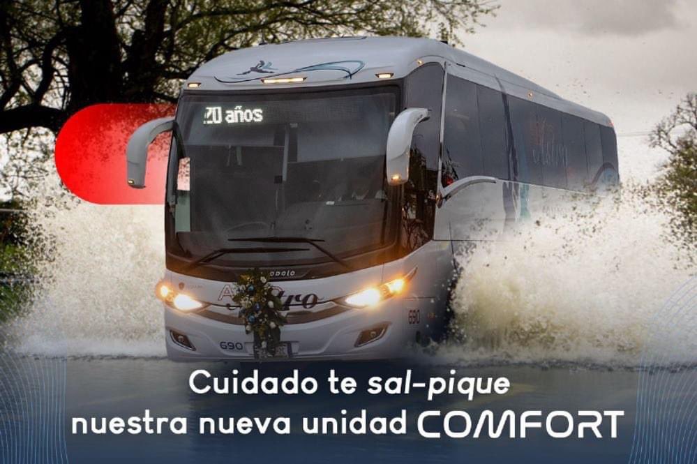 BusAstroPlus's tweet photo. ¡Cuidado te sal-pique con su comodidad😎!  Porque clara-mente te hace falta un viajecito🤪 https://t.co/JvbDRQLik6