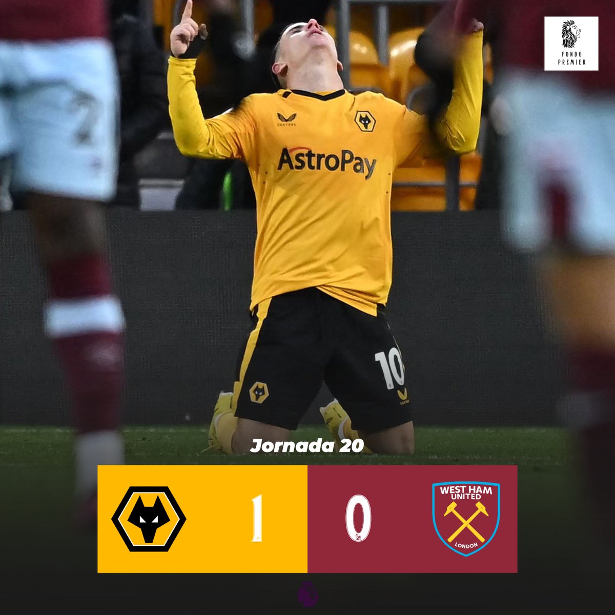 FondoPremier's tweet photo. 📌 Podence hace saltar las alarmas en el West Ham (1-0).
📌 Europa espera al Brentford (2-0). https://t.co/W69auPJsCo