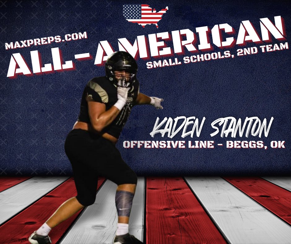 Beggs Demon Football (@goldendemonfb) on Twitter photo Help us congratulate Beggs Demon <a href="/kadenstanton9/">Kaden Stanton</a> on being named to the Maxpreps Small Schools ALL-AMERICAN team.
maxpreps.com/m/news/7Xk4Xfa… Help us congratulate Beggs Demon <a href="/kadenstanton9/">Kaden Stanton</a> on being named to the Maxpreps Small Schools ALL-AMERICAN team.
maxpreps.com/m/news/7Xk4Xfa…