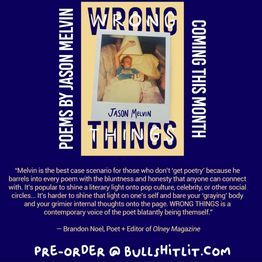 Jason Melvin - Wrong Things (@jason5melvin) on Twitter photo Its almost here! Time to thank those lit mags that first published some of this work.
<a href="/press_roi/">Roi Fainéant Press SUBS ARE OPEN BAYBEEEE</a>
<a href="/terrorhousemag/">Terror House Press</a>
<a href="/ratsassreview/">Roderick Bates</a>
<a href="/sledgehammerlit/">Sledgehammer Lit</a>
<a href="/horrorslzztrash/">Horror Sleaze Trash</a>
and of course
<a href="/bullshitlit/">BULLSHIT LIT</a>
bullshitlit.com/product-page/w… Its almost here! Time to thank those lit mags that first published some of this work.
<a href="/press_roi/">Roi Fainéant Press SUBS ARE OPEN BAYBEEEE</a>
<a href="/terrorhousemag/">Terror House Press</a>
<a href="/ratsassreview/">Roderick Bates</a>
<a href="/sledgehammerlit/">Sledgehammer Lit</a>
<a href="/horrorslzztrash/">Horror Sleaze Trash</a>
and of course
<a href="/bullshitlit/">BULLSHIT LIT</a>
bullshitlit.com/product-page/w…