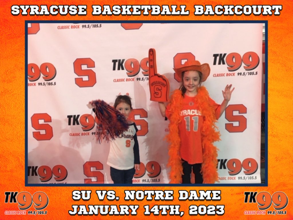 Let’s Go Orange!!! Riley’s 1st game!! #TK99 #buzzybooth #cusegameday @CuseGameDay #cusesuperfan