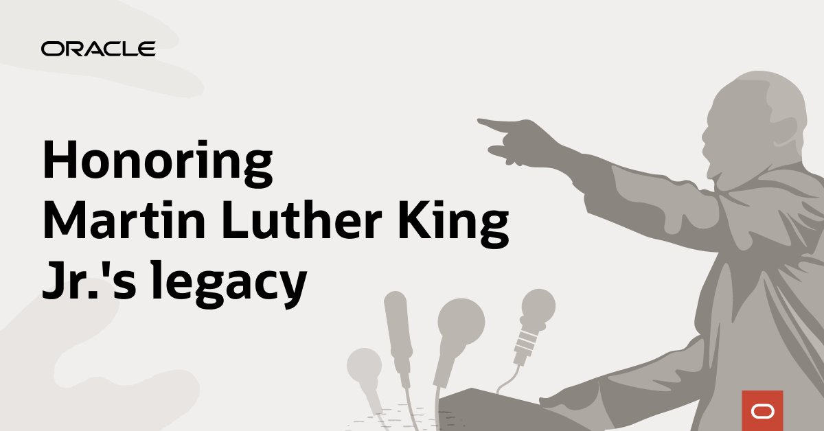 donannies's tweet photo. In honor of Martin Luther King Jr. Day, @Oracle employees are sharing five ways they honor his legacy. https://t.co/8i8ZYWsoEE https://t.co/ugTiPkVJTR