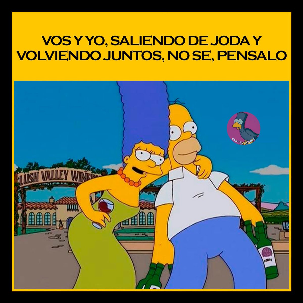 BartElCuervo's tweet photo. Dale que es sabado... Mandaselo cagon@! https://t.co/oSQQ7gPnwP