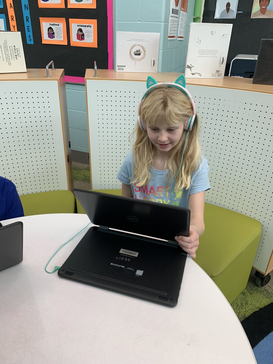 lagimodieret's tweet photo. Sound stations in the LLC were a hit with our 3/4s! Thank you @Winnipeg_Meg! @ESCSLibrary #sagecreekLRSD https://t.co/X5EUeLrYye