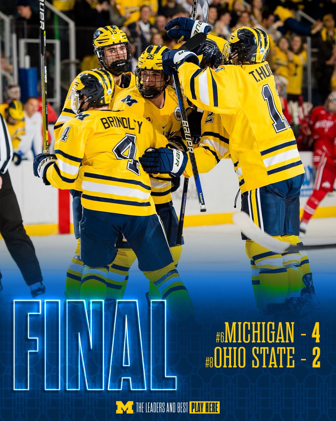 Michigan Hockey on Twitter "That’s a DUB! https//t.co/aTeh2JfHUR