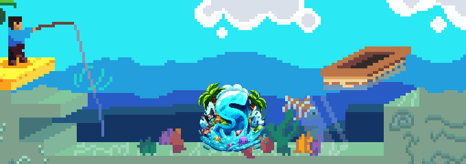 DevRoomTeam's tweet image. 🌊 A view from under the sea!

A terrific pixel art banner creation by Varniro for a DevRoom client!

Have an idea, want to turn it into reality? ➜ bit.ly/3w2Swlh