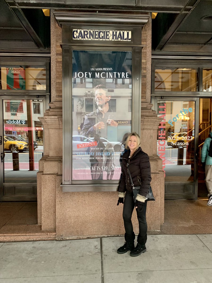 cheatin’ on Jordan again…see you soon <a href="/joeymcintyre/">Joey McIntyre</a> 🥰