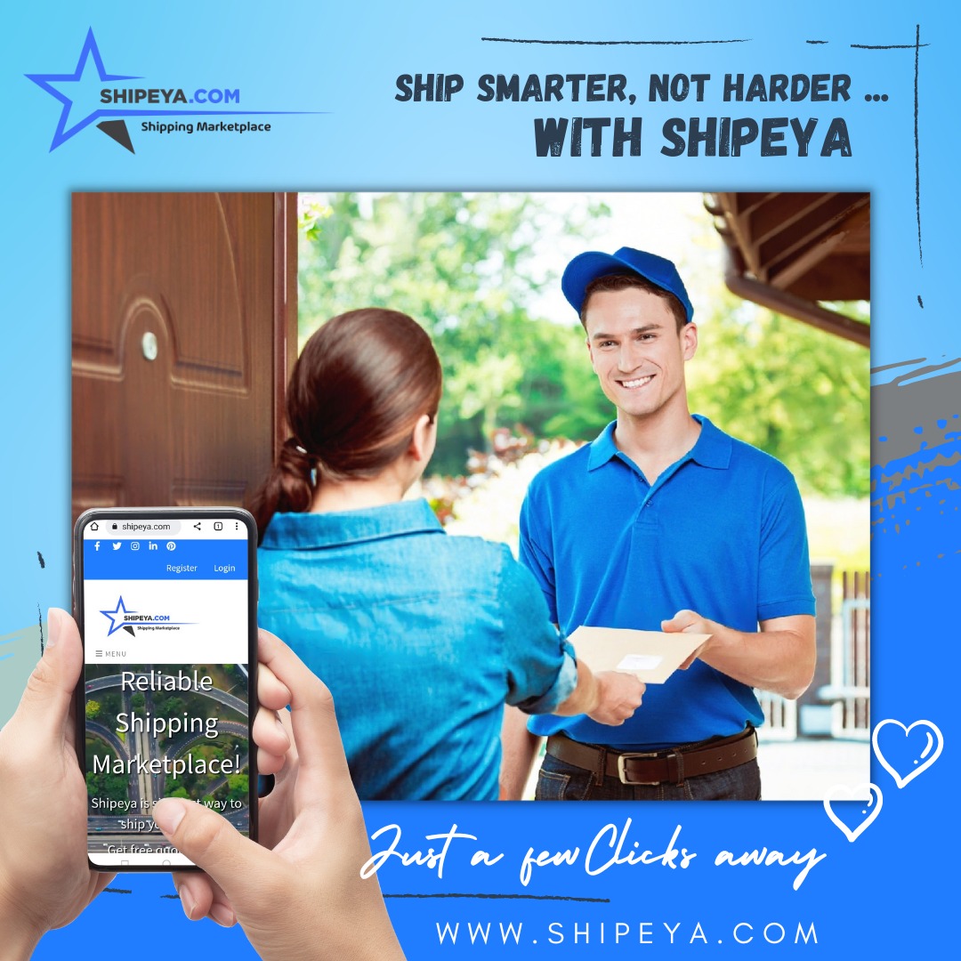 ShipeyaInc's tweet photo. With @ShipeyaInc, you can ship smarter, not harder. Try https://t.co/pTwdwdqhaz today and see the difference it can make for your shipping needs
#Shipeya #ShippingMarketplace #AffordableShipping #TransportProviders #ShippingOptions #ComparePrices #EasyTracking #ReliableShipping https://t.co/PaUQ0A7RkZ