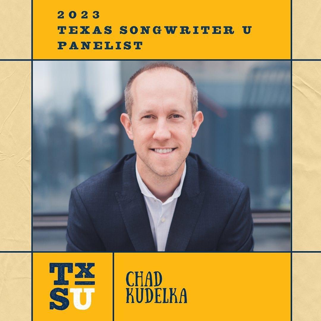 TxSongwriterU's tweet photo. Introducing @KudelkaChad, who will join our Industry Day panelists as part of the Texas Songwriter U workshop. Chad is an Agent in the Music Touring Department of CAA with a roster that has included Cody Johnson, Koe Wetzel, Wade Bowen, etc!

@SaxonPub Showcase, Sun Jan 15, 3PM! https://t.co/3E12eKq8RE