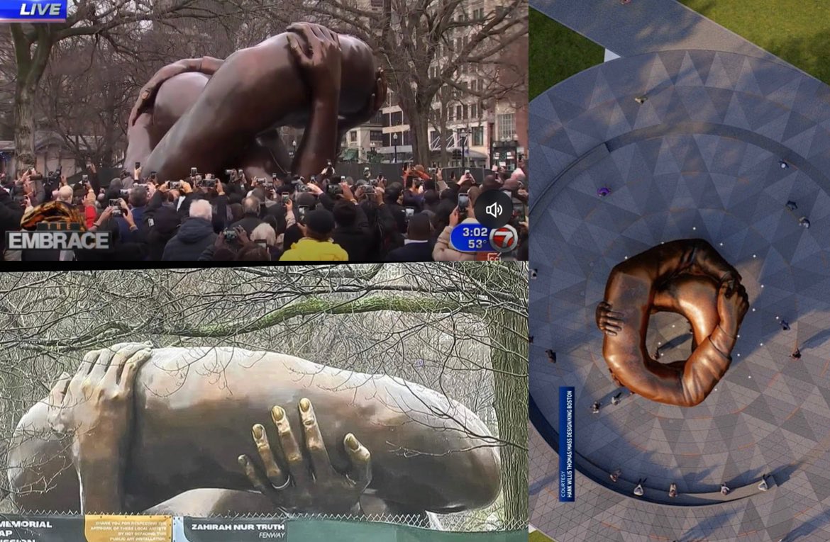 Pretty wild how they sculpted the MLK statue to look like a different sex act, hole, or bodily function from every angle. Impressive tbh.