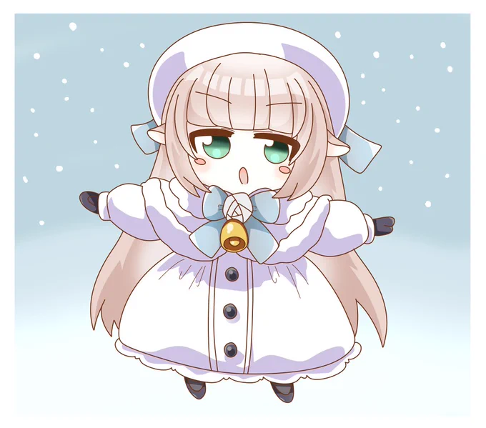 両手を広げ、すべてに威嚇する#Merry_at 