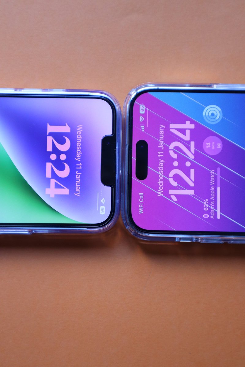 adam_tech_enthu's tweet photo. Notch vs dynamic island, which one would you pick? https://t.co/U101hGkM9x