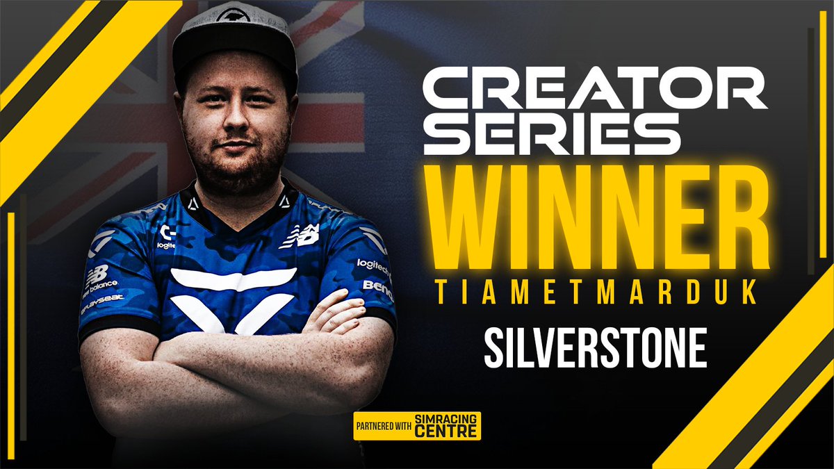 CreatorSeriesGG's tweet photo. It's a first ever WIN for @Tiametmarduk in the Creator Series, securing the top spot in a dramatic finale for Round 2 at Silverstone!
โข
#F122 #F1 #Formula1 #FormulaOne #esports
#Racing #Simracing #Motorsport #CreatorSeries #SimRacingcentre https://t.co/sHc3oZWBfI