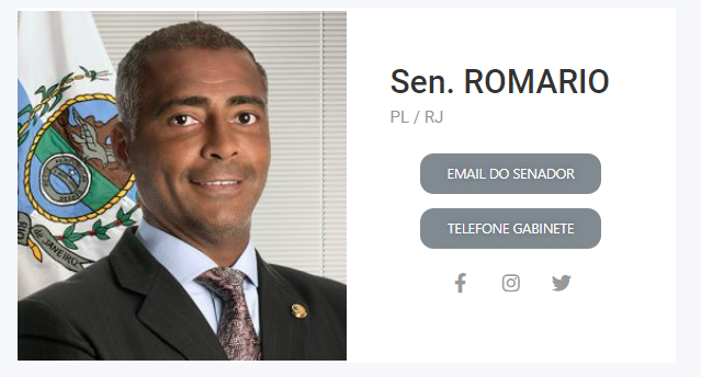 julianobringer's tweet photo. https://t.co/3znFPCLVEK
Prezado Senador @romarioonze o site esta nos levando a crer o seu posicionamento para o voto do senado com Pacheco, espero não seja oficial. @FlavioBolsonaro @PazuelloGeneral @carlosjordy @ToniettoChris 
@FiscalDireita https://t.co/GLeUCkyiqJ